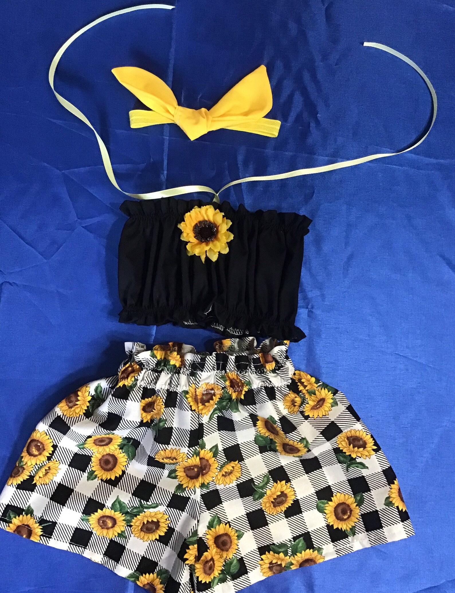 2/3/4 PIECES. Sunflowers Baby TUTU DRESS Sunflower Headband Etsy
