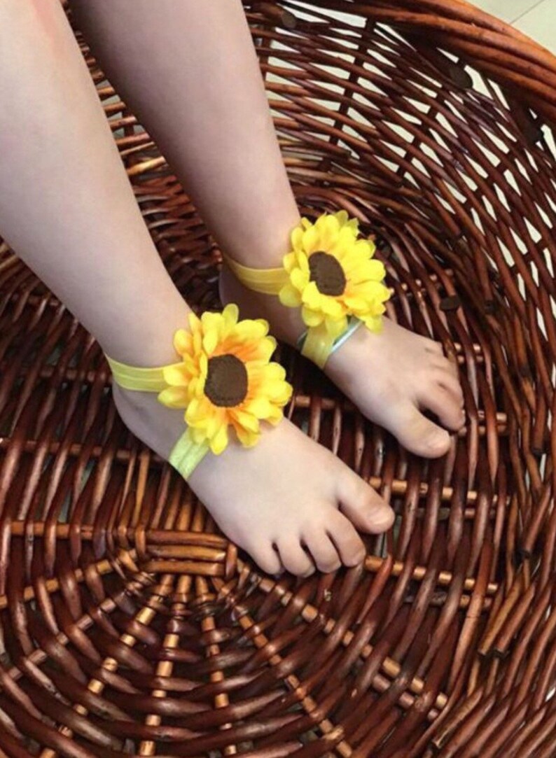 2/3/4 PIECES. Sunflowers Baby TUTU DRESS Sunflower Headband Etsy