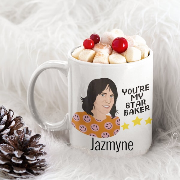 Noel Fielding Personalized Gift Mug | You're My Star Baker Personalized | GBBO | Great British Bake Off | Comedy Gift | Gift for baker