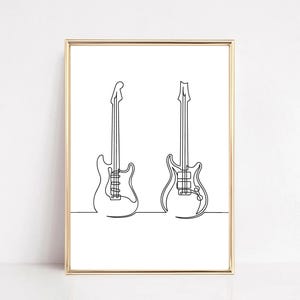 Set of six minimalist one-line digital drawings of pianos, each showcasing unique designs with smooth, continuous lines, ideal for modern music-themed wall art decor.