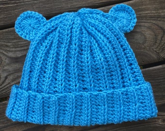 Crochet Easy Breezy Bear Beanie