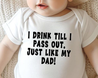Funny Dad Bodysuit, Baby Shower Gift, Pregnancy Announcement Romper