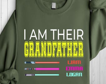 I Am Their Grandfather Shirt, Funny Nerdy Papa Tee, Geeky Grandpa Sweatshirt, Christmas Gift Shirt for Grandad