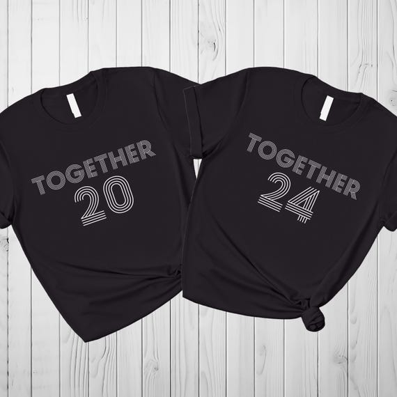Together Since Shirts, King Queen Shirts, Established T-Shirts