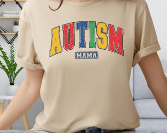 Autism Mama Shirt, Autism Awareness Retro Sweatshirt, Special Needs Mom Support Tee