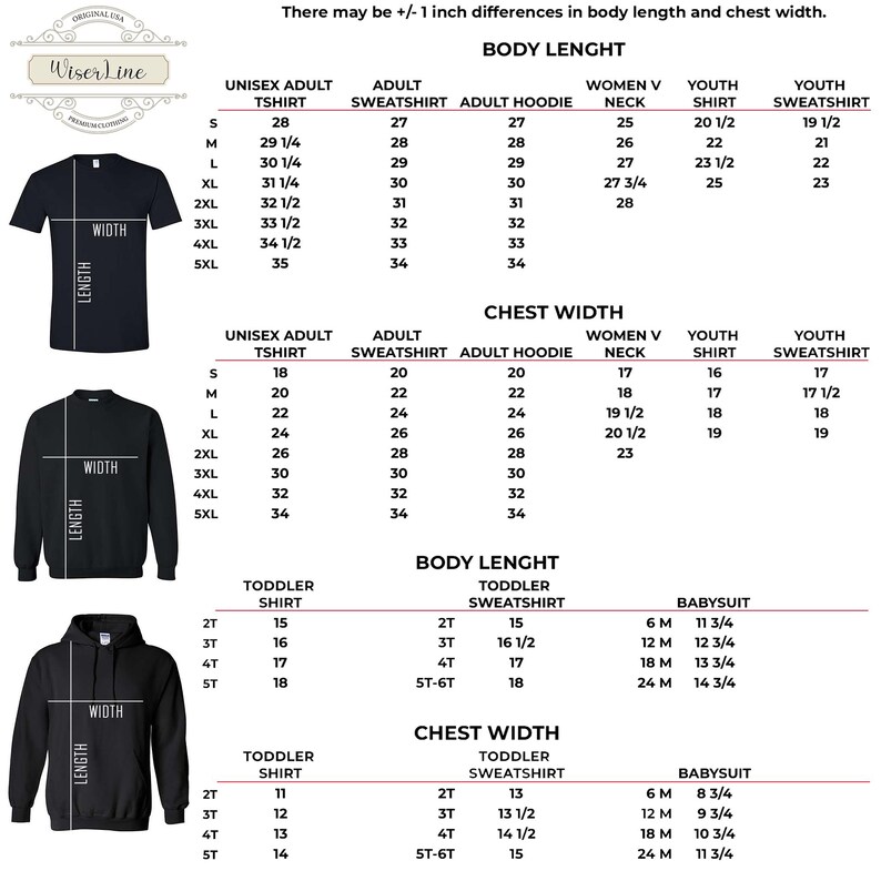 a chart showing the size and measurements of men's hoodies