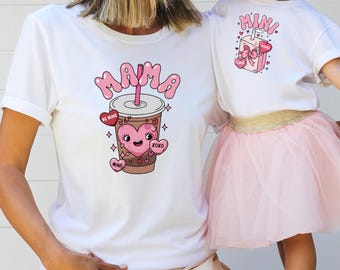 Matching Mama and Mini Shirt, Mother Daughter Tees, Gift for Mom,  Mama and Infant Matching T Shirt, New Mama Gift Idea