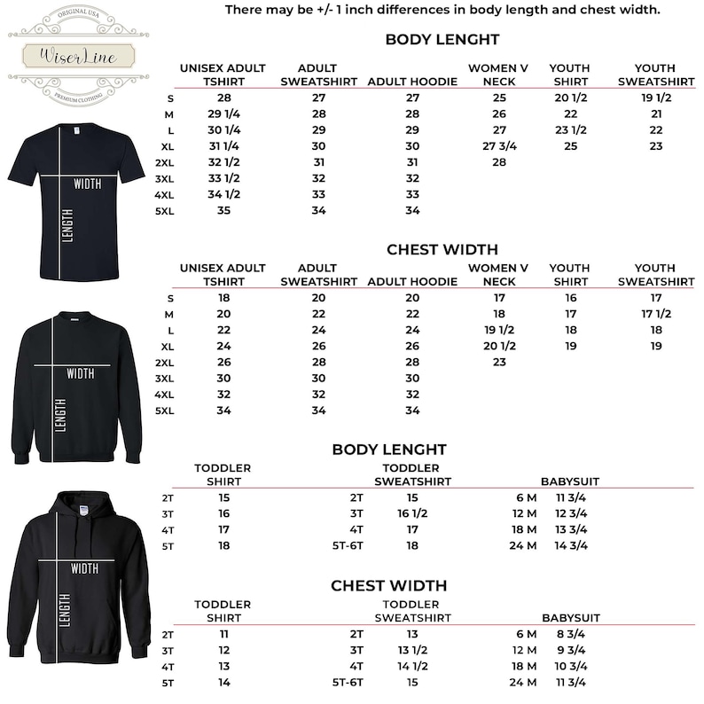 a chart showing the size and measurements of men's hoodies