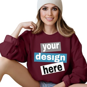 Back view of custom text and photo shirt