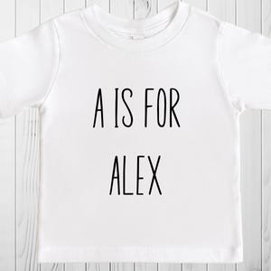 Personalized Kids Name Toddler Shirt, Custom Baby Name Onsie, Custom Kids Toddler Shirt, Kids Name Tee, Personalized Kids Birthday Shirt