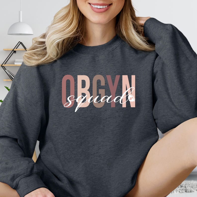 OBGYN Squad Sweatshirt, Gynecologist Nurse Workplace Apparel - Etsy