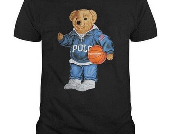 polo bear mens hoodie
