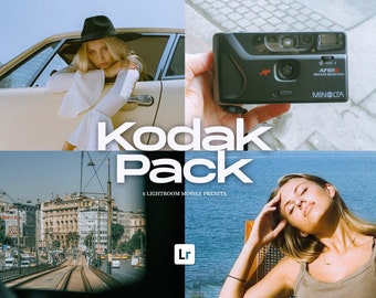 Kodak Film Lightroom Presets: 90s Photo Filter (Mobile DNG)
