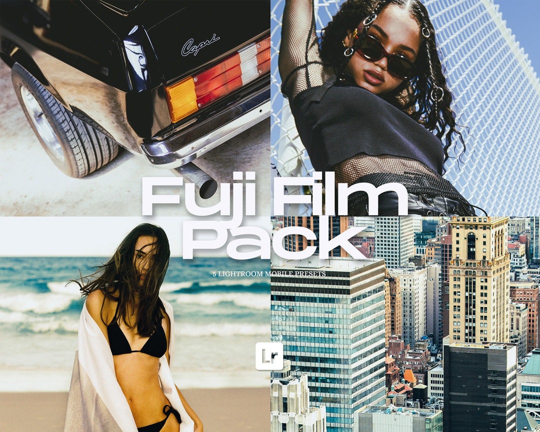 5 Lightroom Mobile Presets Fuji Preset Disposable Camera Etsy
