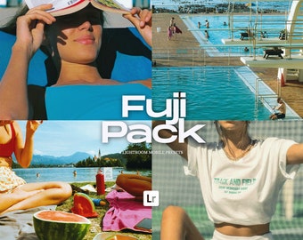 Fuji Film Lightroom Mobile Presets, Summer Photo Filter (DNG)
