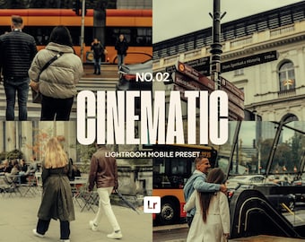 Cinematic Lightroom Preset: Urban Photography Mobile Edit (DNG)