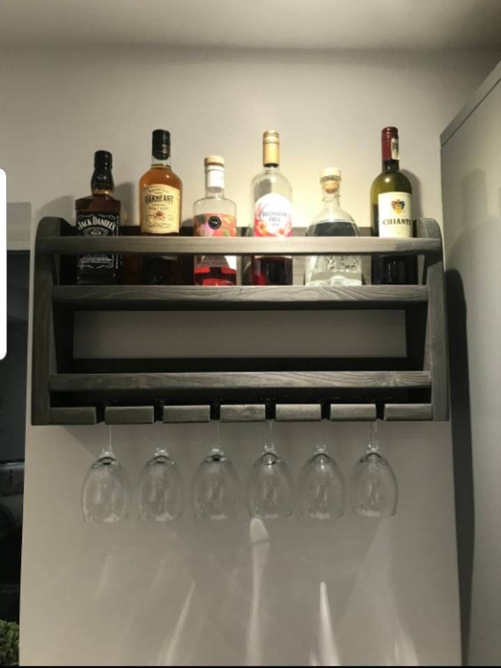 Barware Wine Rack Outdoor Bar Outdoor Dining Wall Bar Outdoor Etsy UK