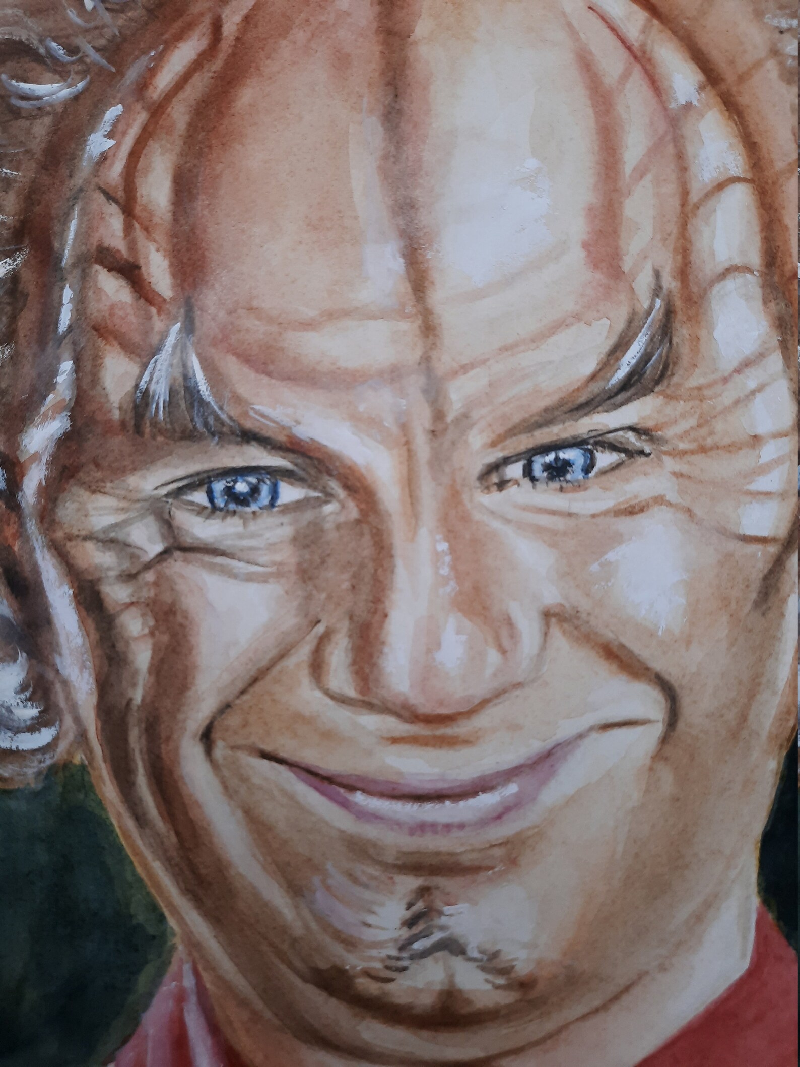 Star Trek Enterprise Dr Phlox original art portrait doctor Etsy