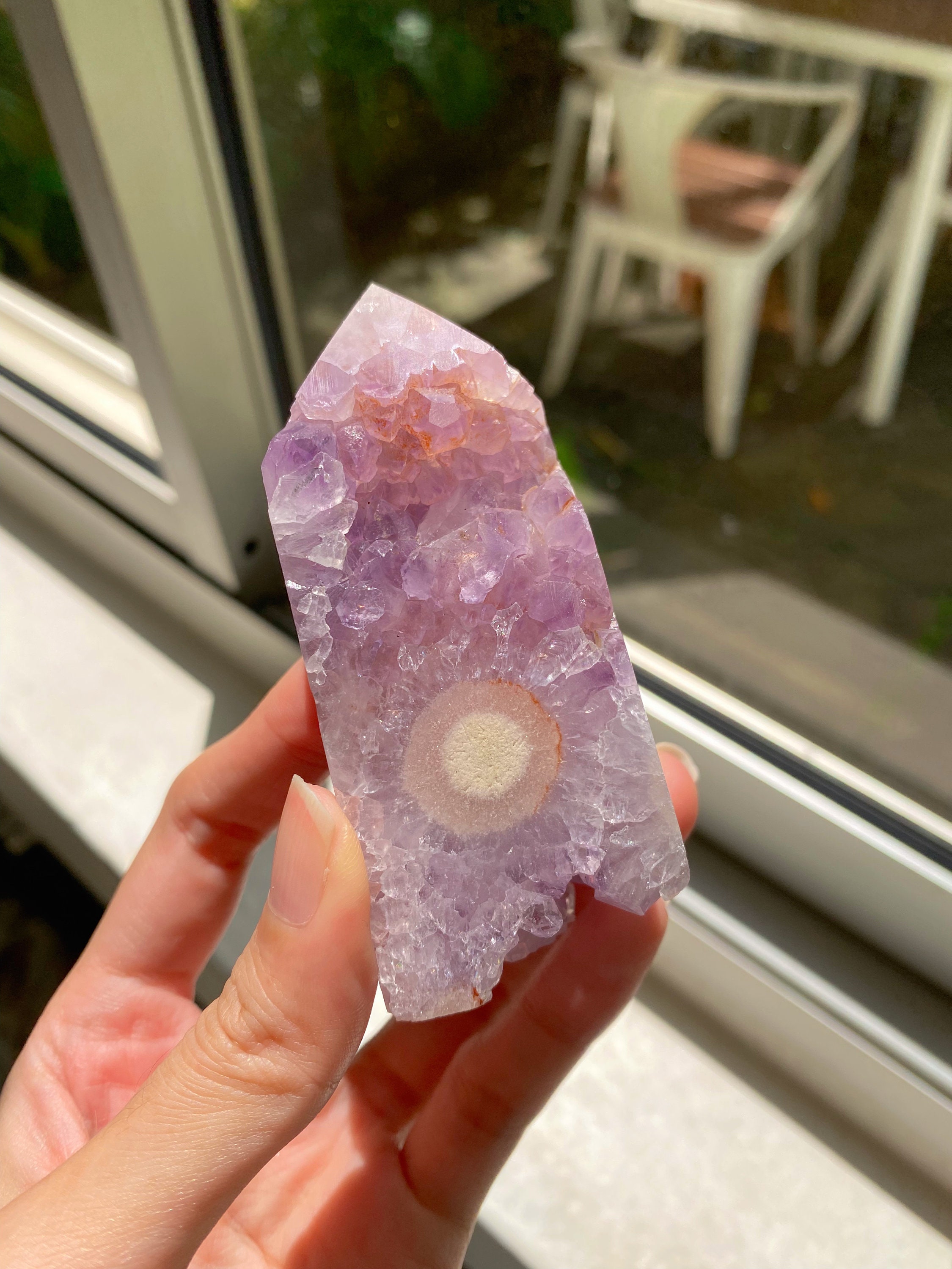 高品質のピンクアメジストフリーフォーム（これはフリーフォームであり