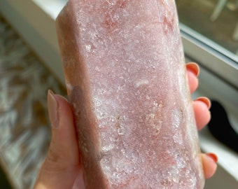 Pink Amethyst Tower (chonky size and sparkly)