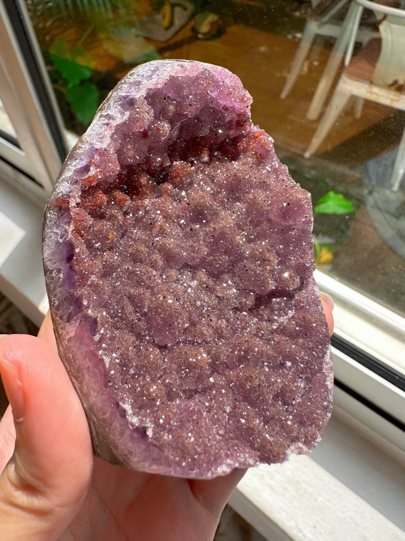 The Rough Geode RARE Sugar Amethyst Geode From Uruguay. Geodes Are a Special Kind of ...