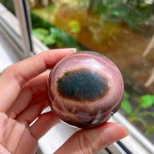 Ocean Jasper Sphere (looks like a planet / galaxy)