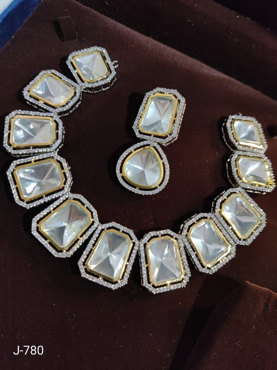 Kundan diamond necklace Clearance