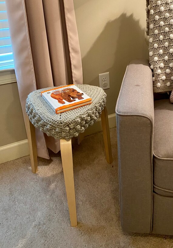 PATTERN Crocheted IKEA Kyrre Stool Cover with Cushion Etsy