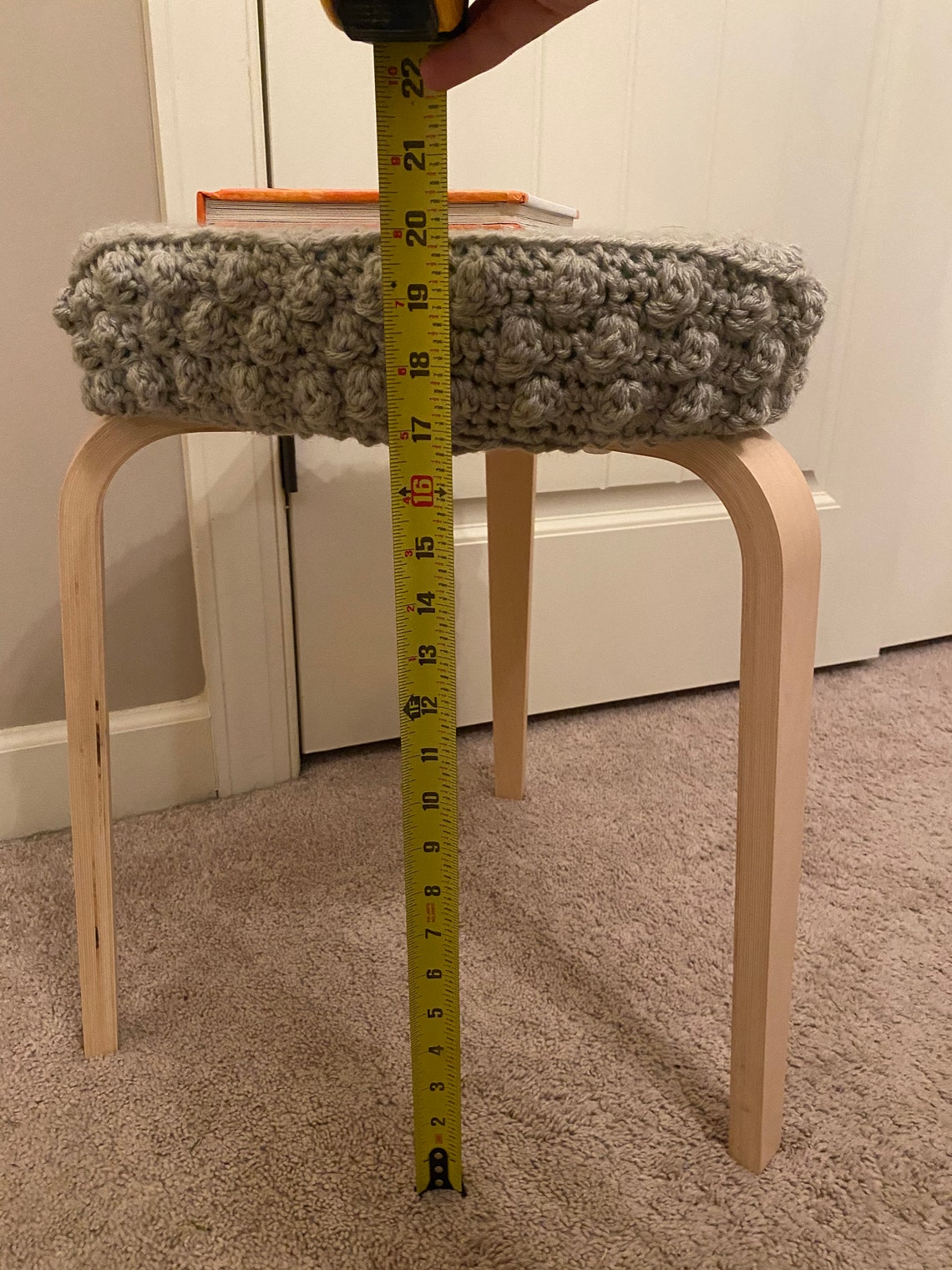 PATTERN Crocheted IKEA Kyrre Stool Cover with Cushion | Etsy