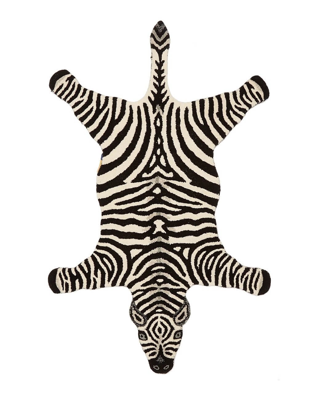 Hand Tufted Zebra Animal Skin Rug for Living Room Bedroom Etsy