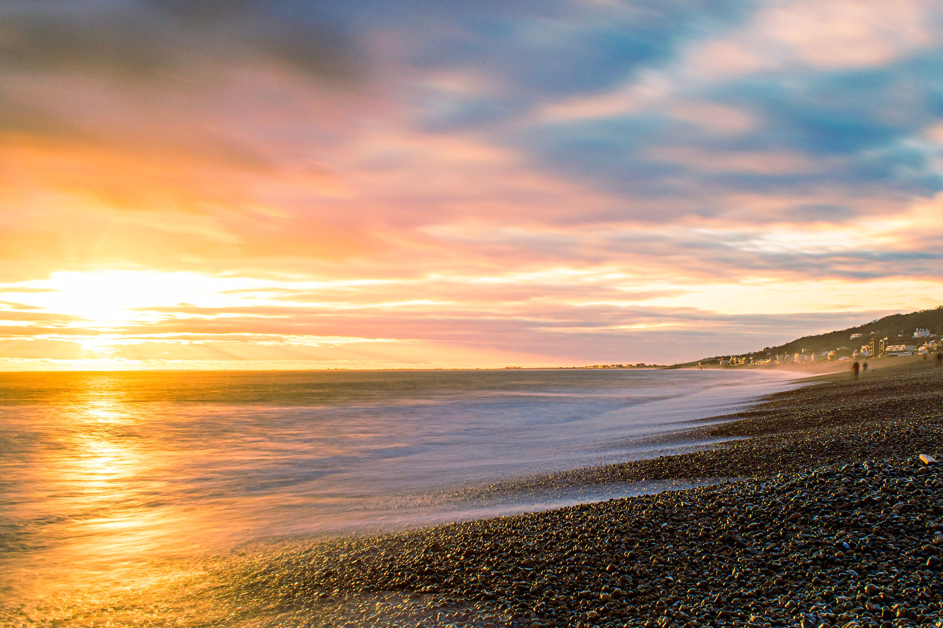 Winter Sunset at Sandgate Beach 29th January 2021. Etsy