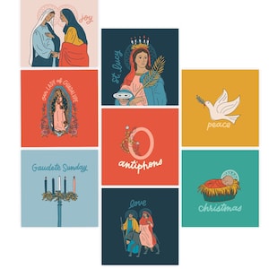 Catholic Seasonal Art Collection - Set of 50 Prints