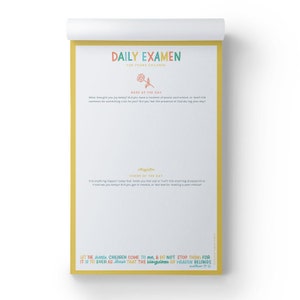 Children’s Daily Examen Notepad