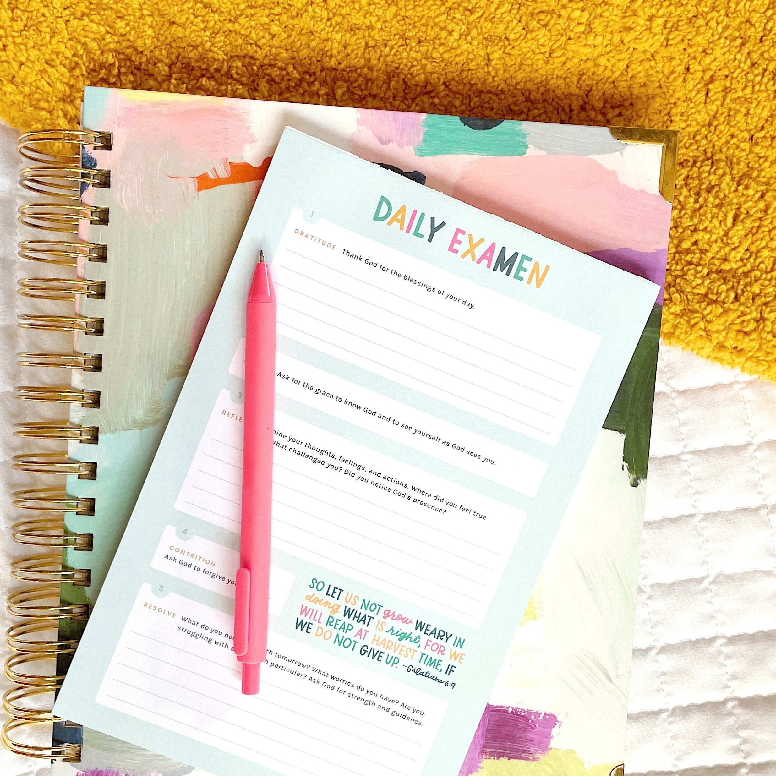 Daily Examen Notepad (advanced) - Etsy