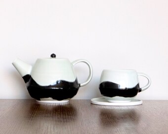 Handmade Porcelain Ceramic Teapot