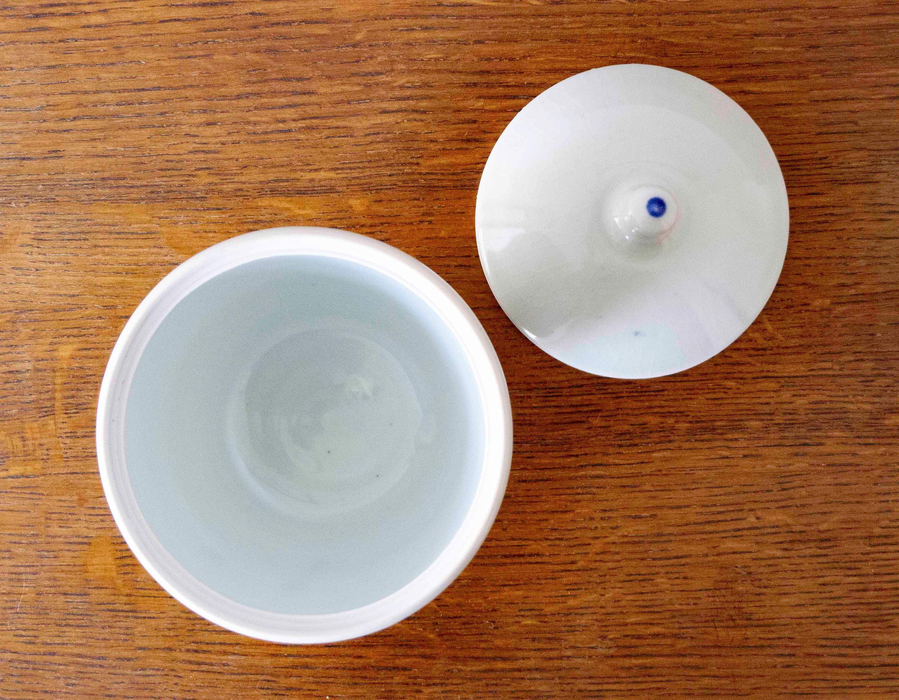 青磁の蓋付き壺/容器 - Etsy 日本