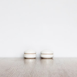 Salt cellar, petite covered container