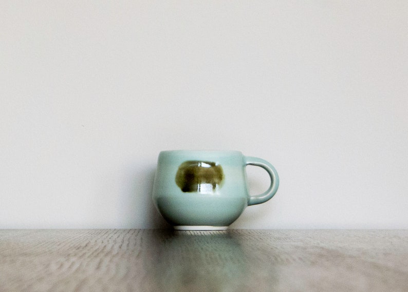 Tazas de café/té de porcelana hechas a mano imagen 3