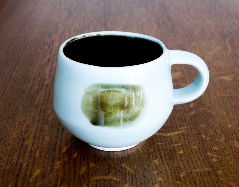 Handgefertigte Kaffee/Teebecher aus Porzellan Bild 6