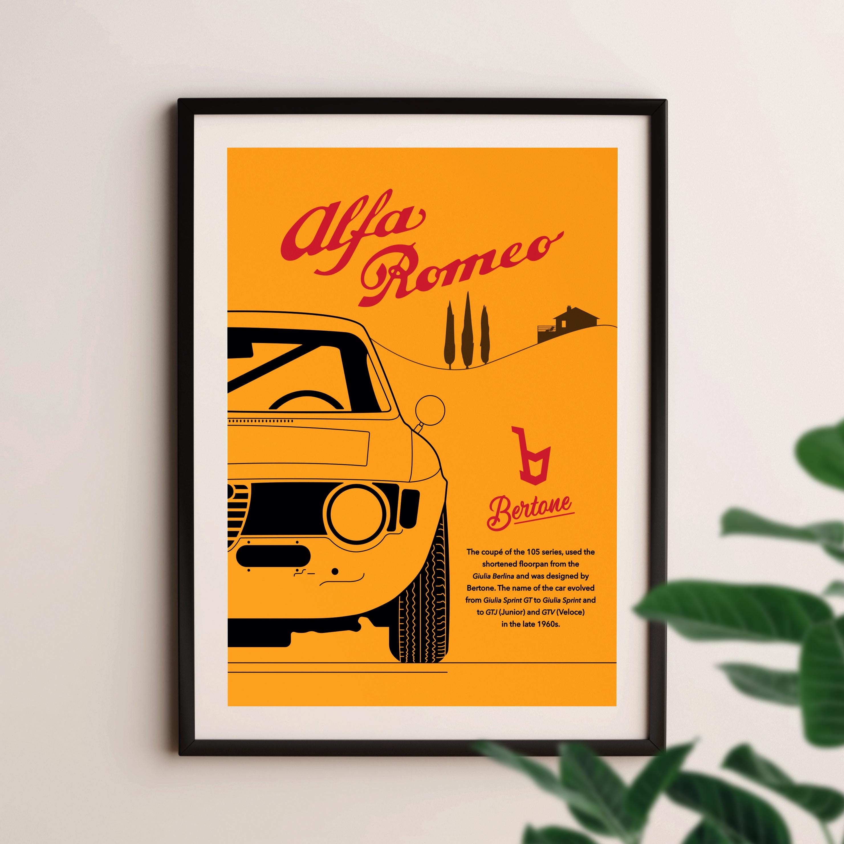 Alfa romeo poster - Etsy 日本