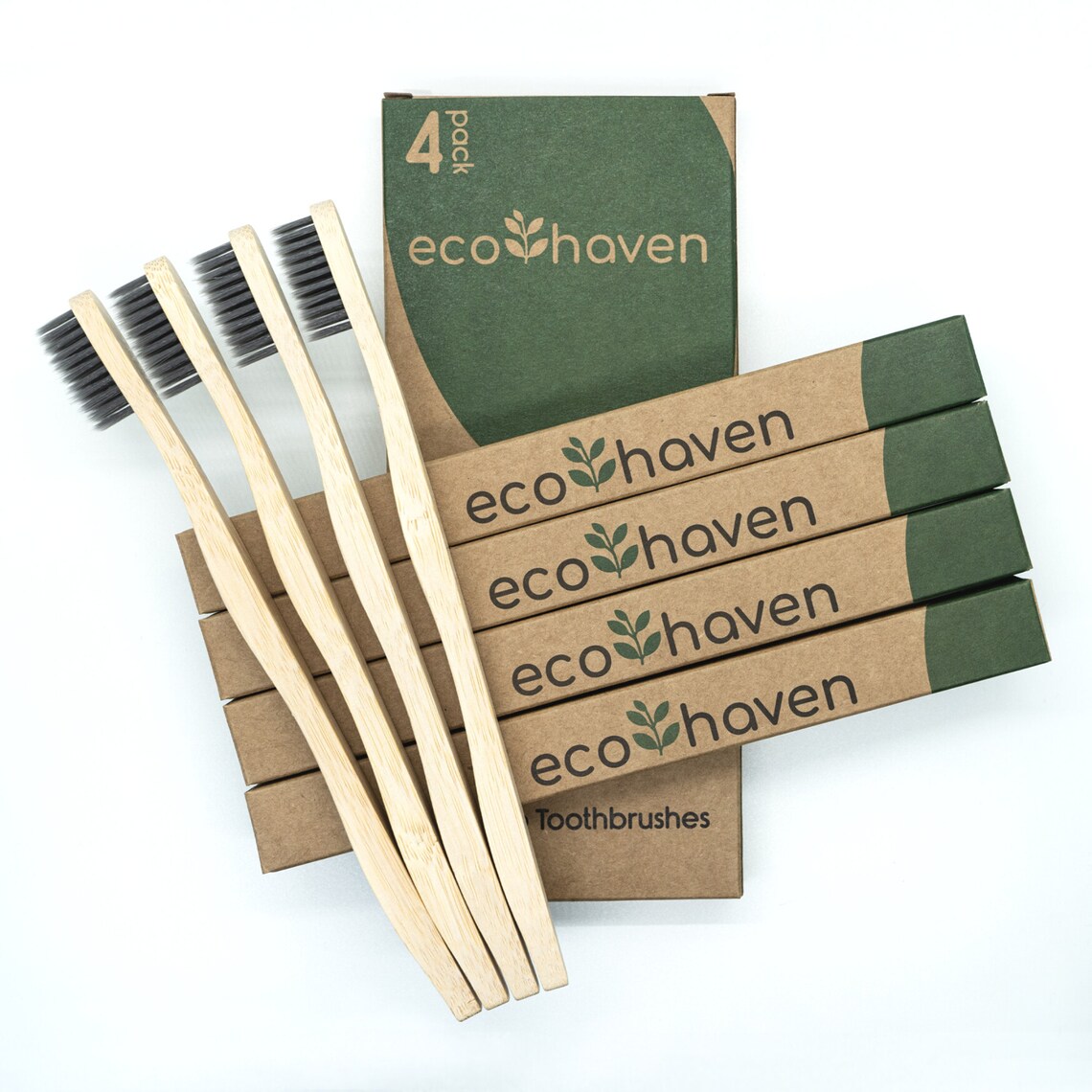 Bamboo Toothbrush Travel Case Ecofriendly Plastic Free for Adult