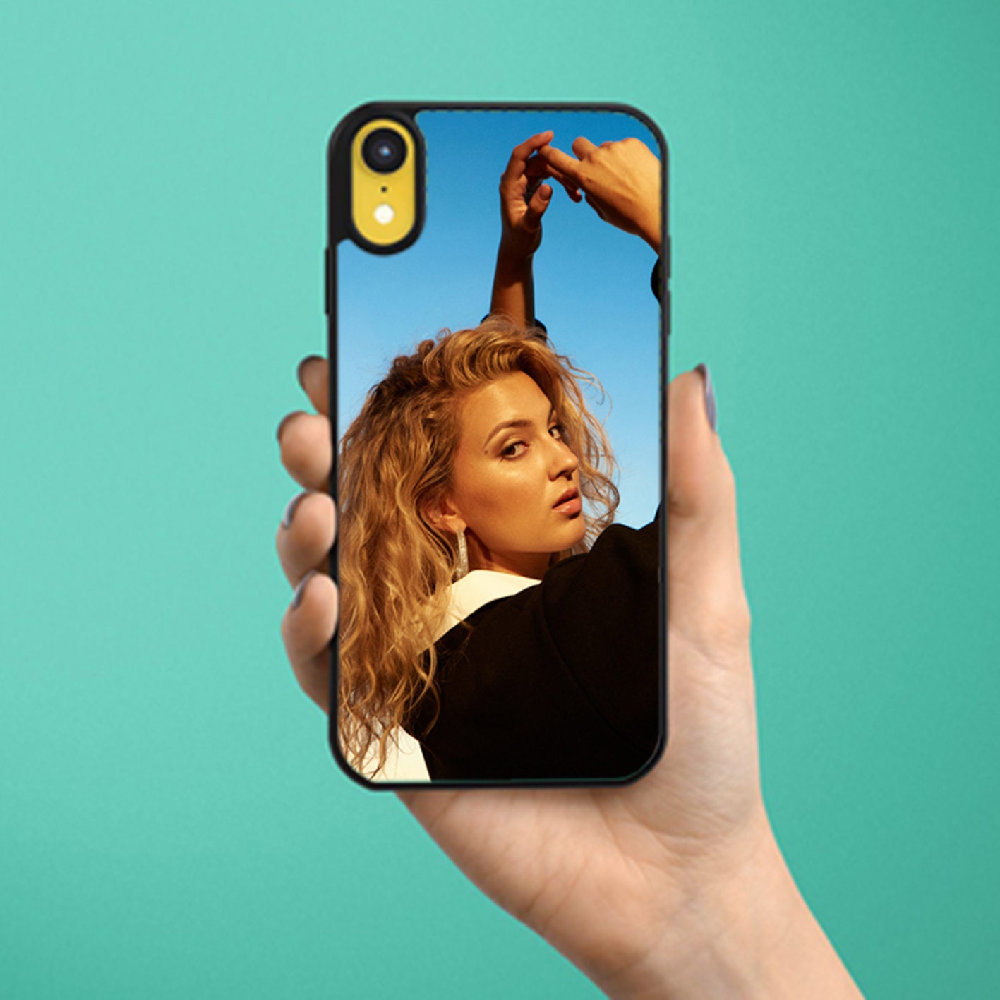 The best custom printed case to protect your phone is Etsy