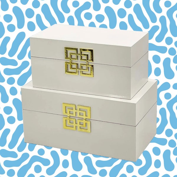 Decorative Storage Boxes Etsy