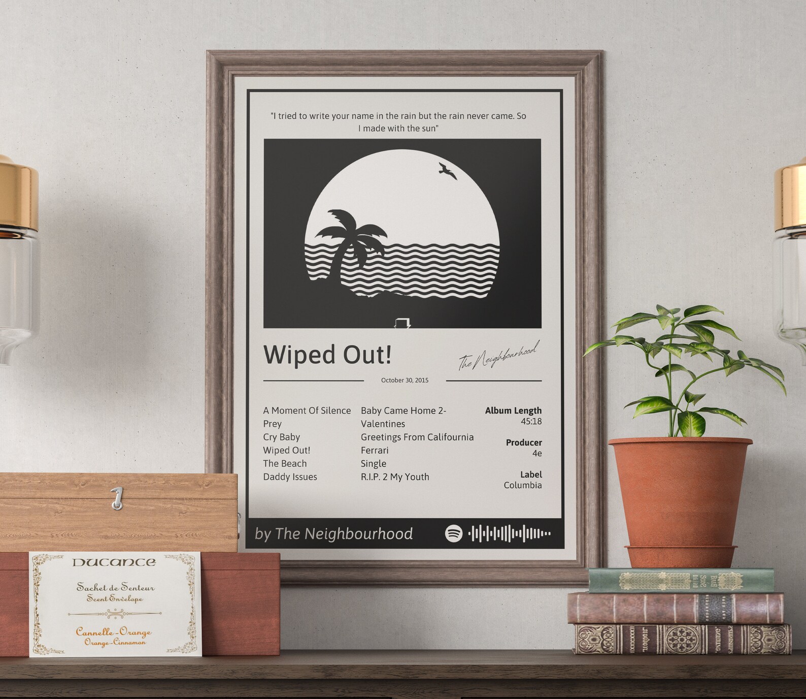 The Neighborhood Posters / Wiped Out Poster / Album Cover Etsy