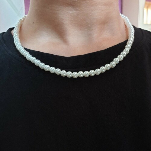 Ivory 6mm Acrylic Pearl Necklace for 