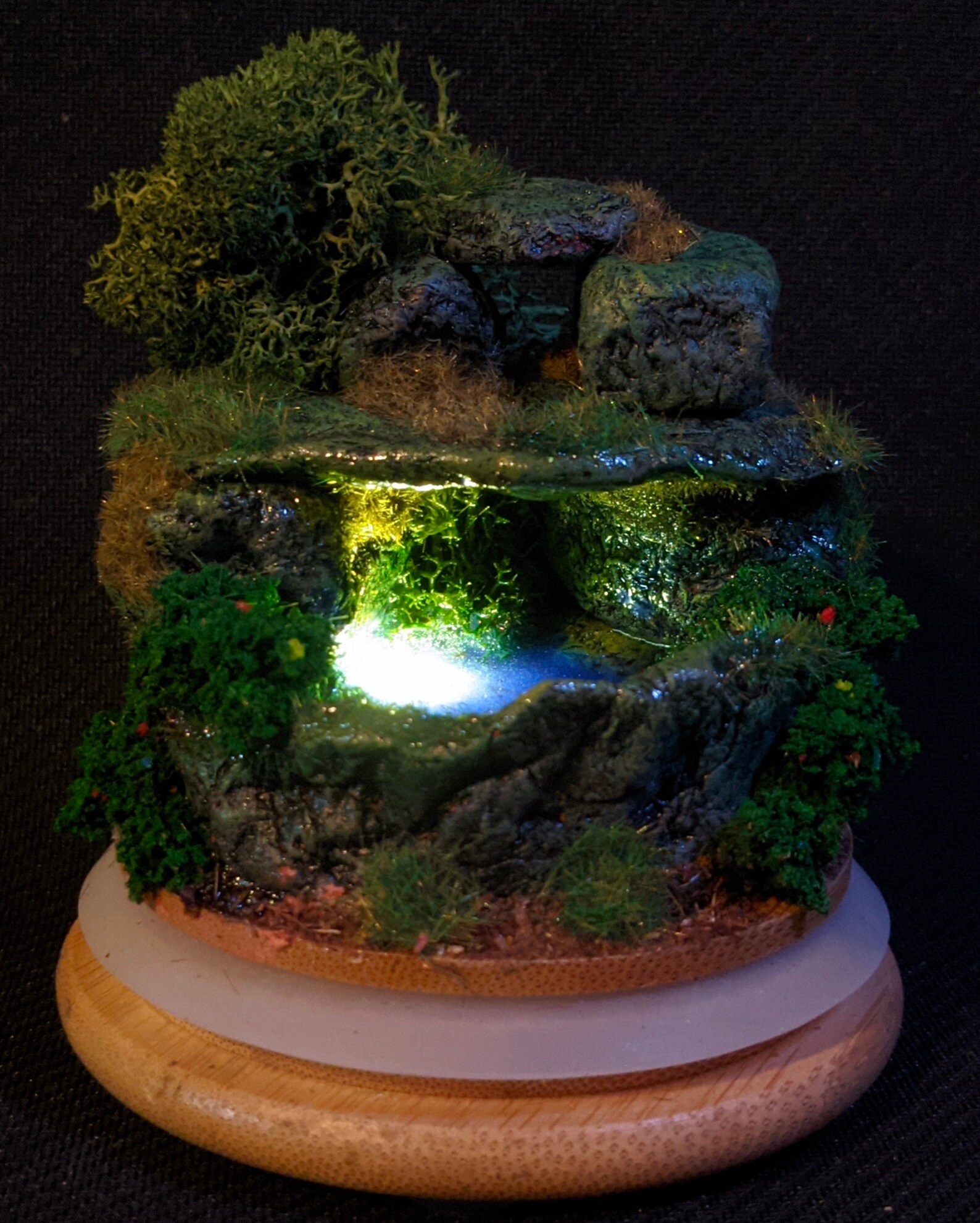 Hand Sculpted Artificial Terrarium / Zen Garden / Desk Etsy