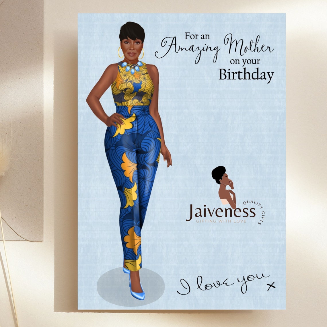 Black Mother's Day Card Black Woman Card African Woman - Etsy UK