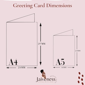 May include: Diagram showing the dimensions of A4 and A5 paper sizes. A4 paper is 210mm by 297mm. A5 paper is 148mm by 210mm.