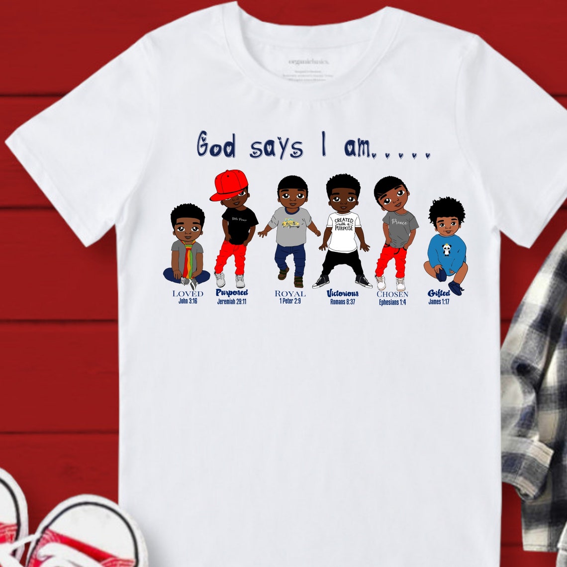 I Am Who God Says I Am Shirt Kids Faith Tshirt Positive Etsy