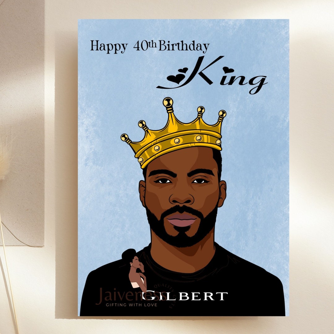 Black King Card, Black Man Card, African American Ethnic Melanin Cards